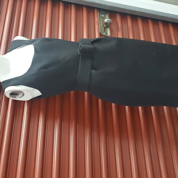 Unger Jet Black Cocktail Dress & Jacket Crop Blazer Size 10 - Picture 7 of 16